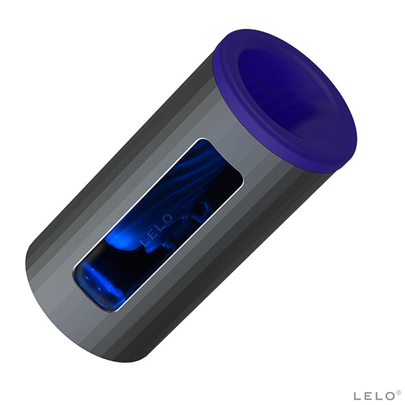 Lelo - F1 V2 Masturbator Zwart & Blauw - 0