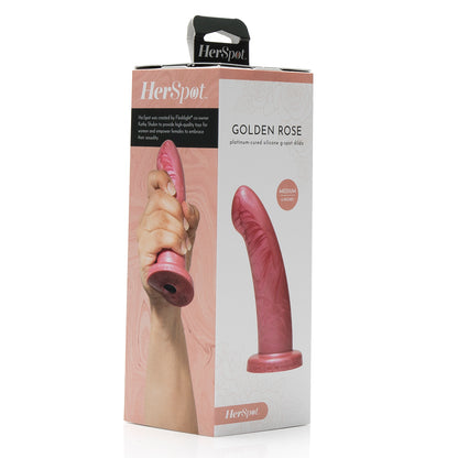 Fleshlight - HerSpot Dildo Golden Rose Medium - 4