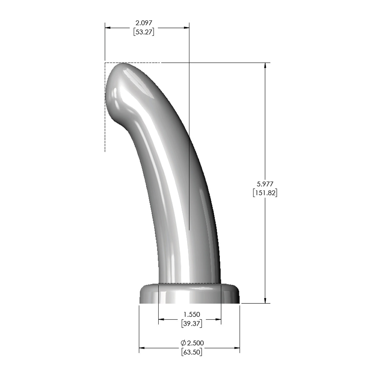 Fleshlight - HerSpot Dildo Golden Rose Medium - 1