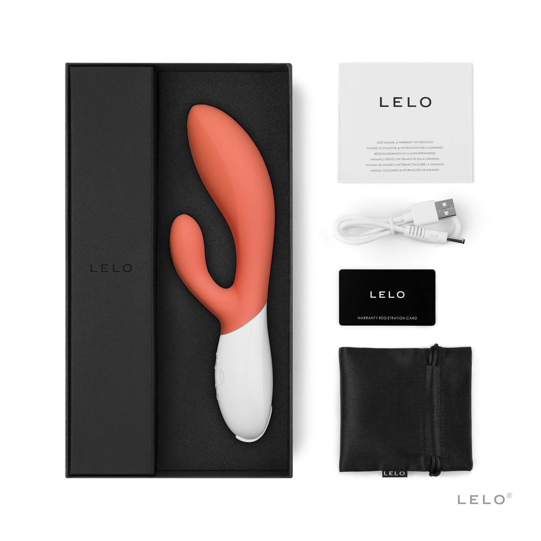 Lelo - Ina 3 Vibrator Koraal - 0