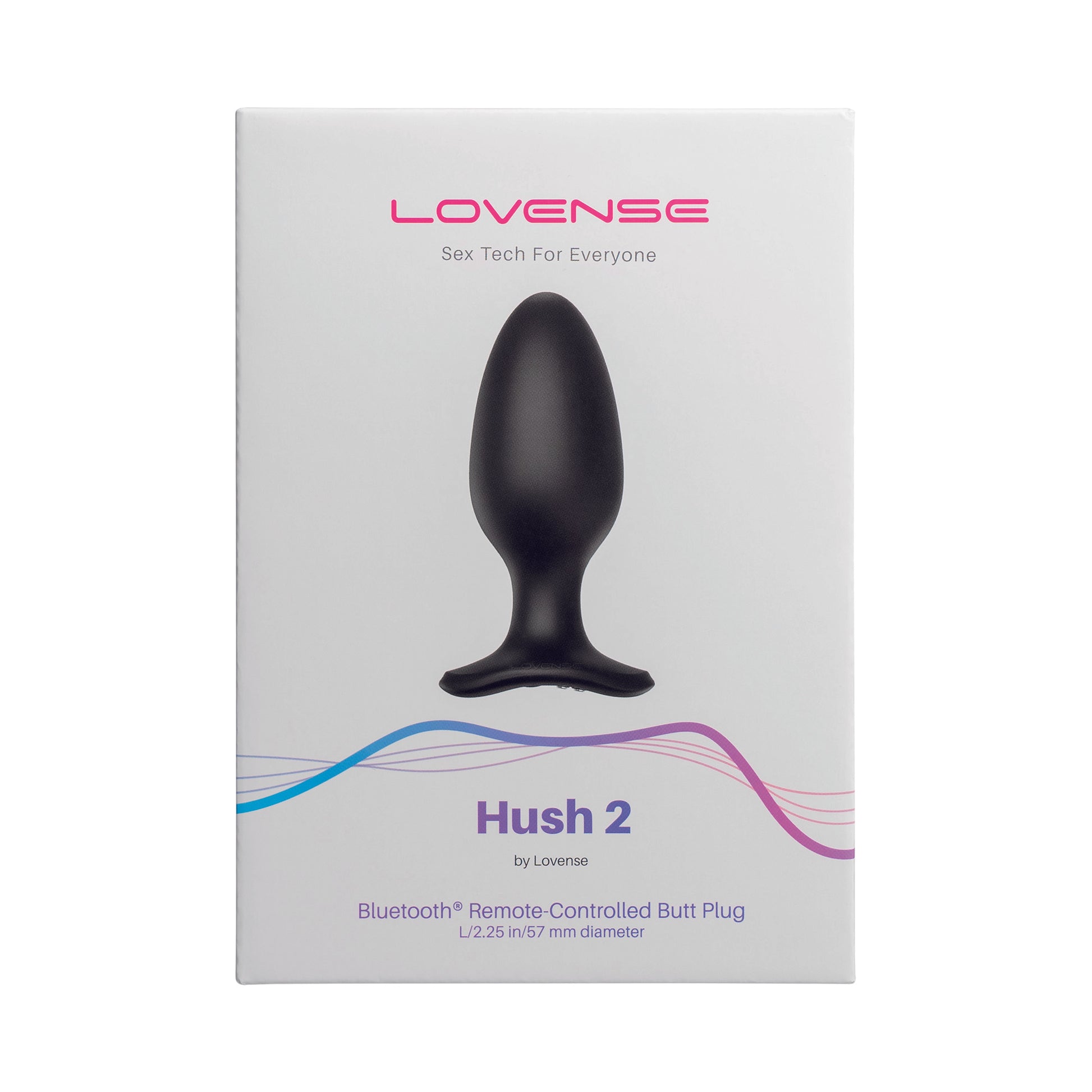 Lovense - Hush 2 Butt Plug L 57 mm - 0