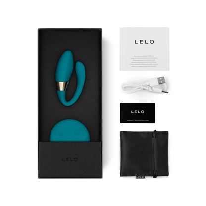 Lelo - Tiani Duo Couples Massager Zeeblauw - 4