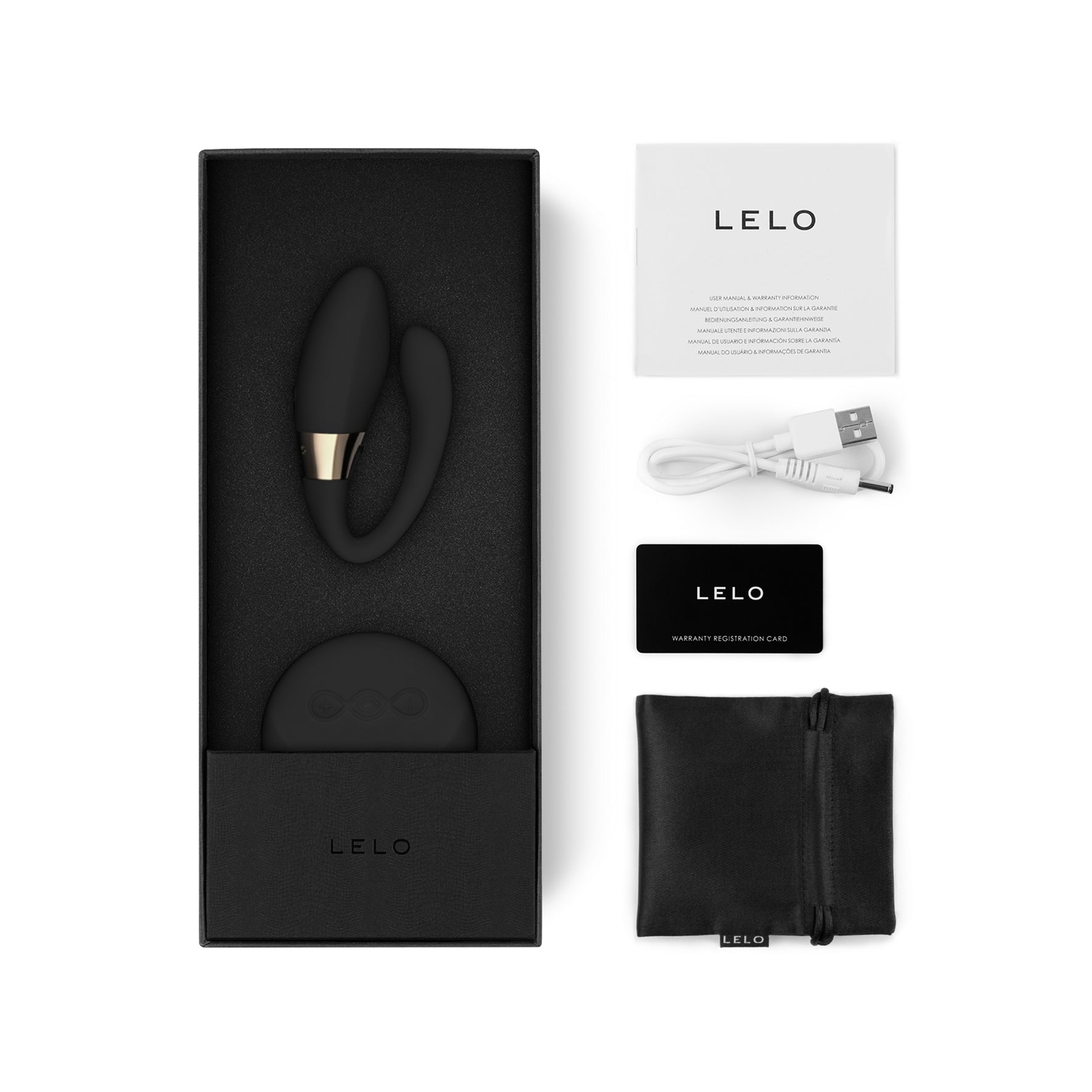 Lelo - Tiani Duo Couples Massager Zwart - 1