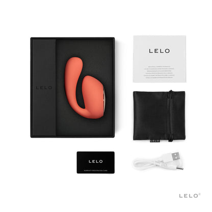 Lelo - Ida Wave Dual Stimulation Massager Coral Red - 1