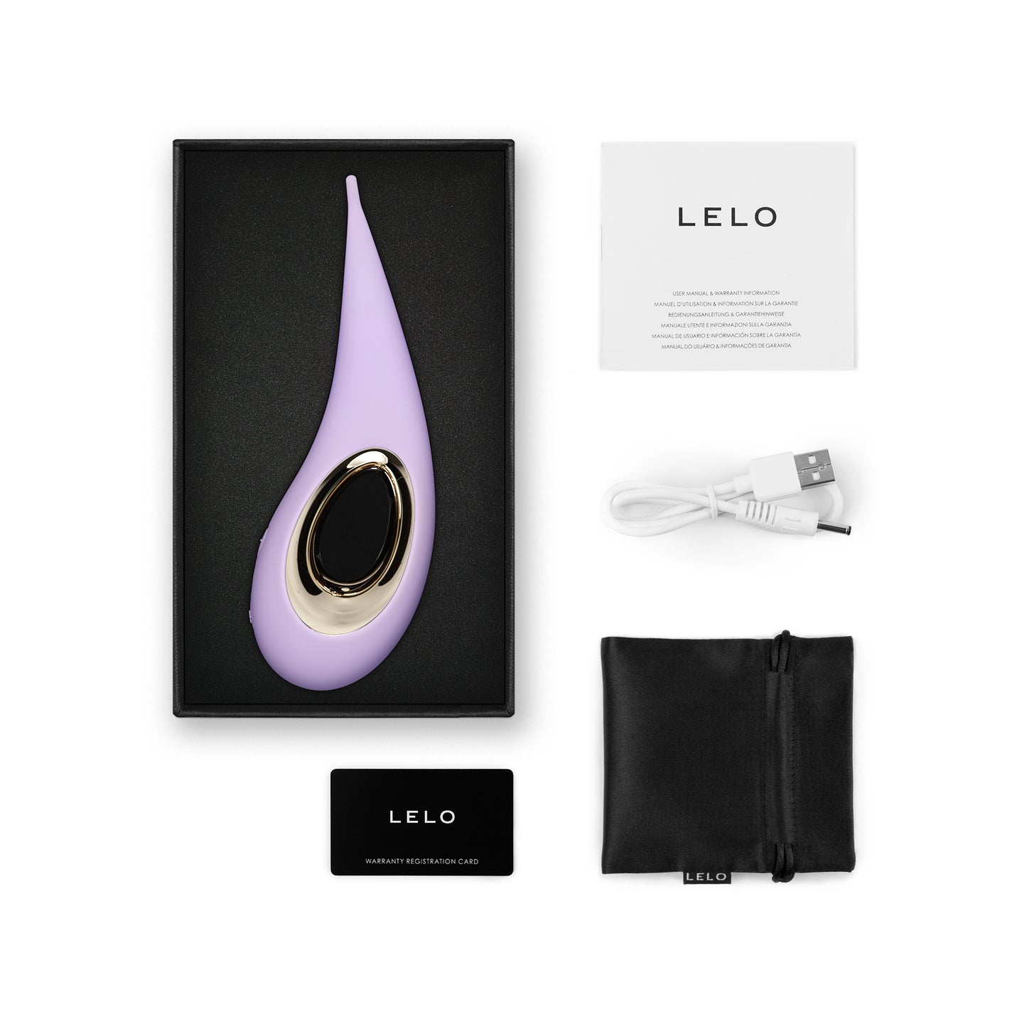 Lelo - Dot External Clitoral Pinpoint Lilac - 6