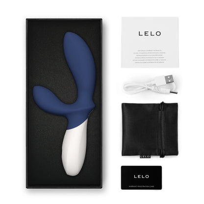 Lelo - Loki Wave 2 Vibrating Prostate Massager Base Blue - 2