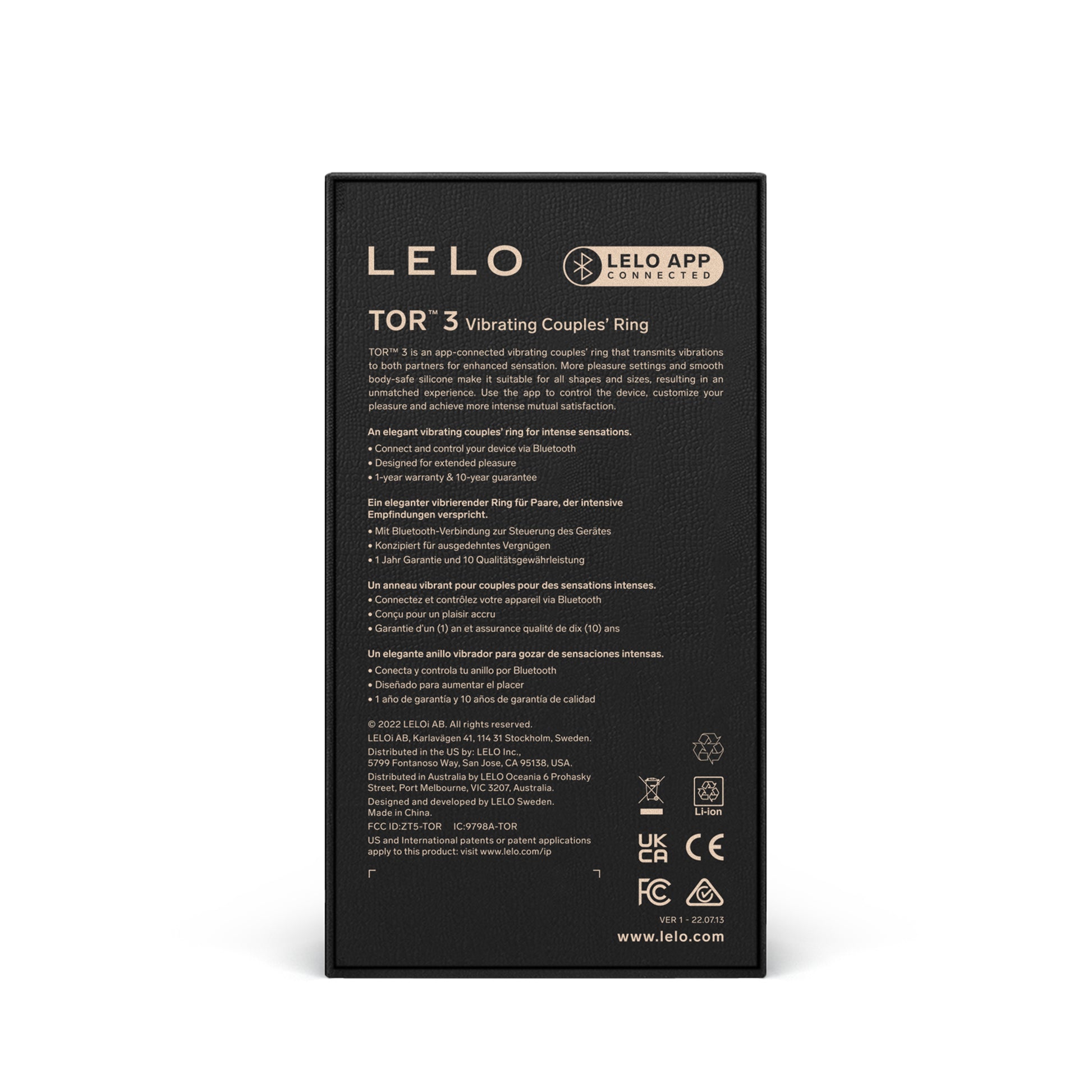 Lelo - Tor 3 Black - 1