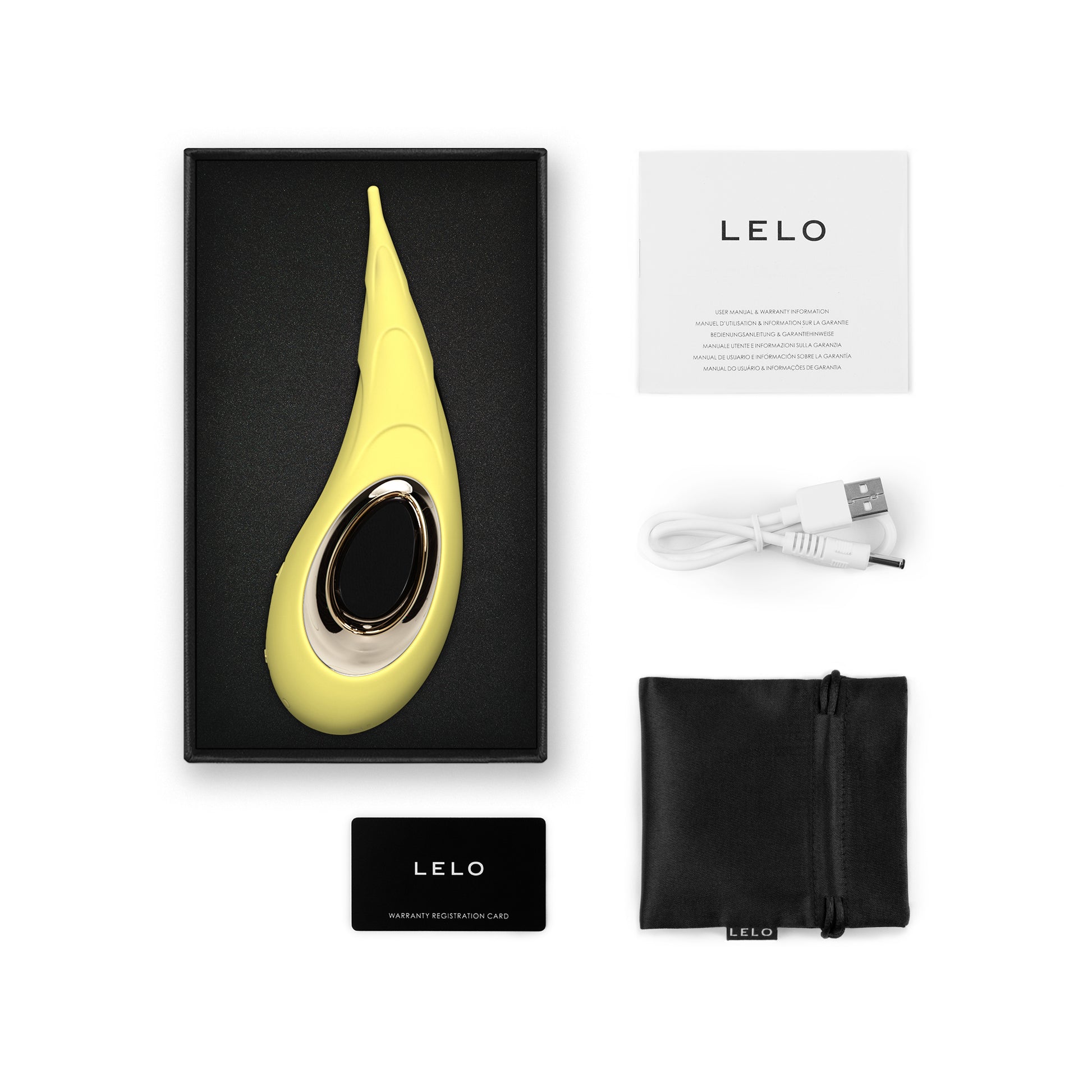 Lelo - Dot Cruise Clitoral Pinpoint Vibrator Lemon Sorbet - 1