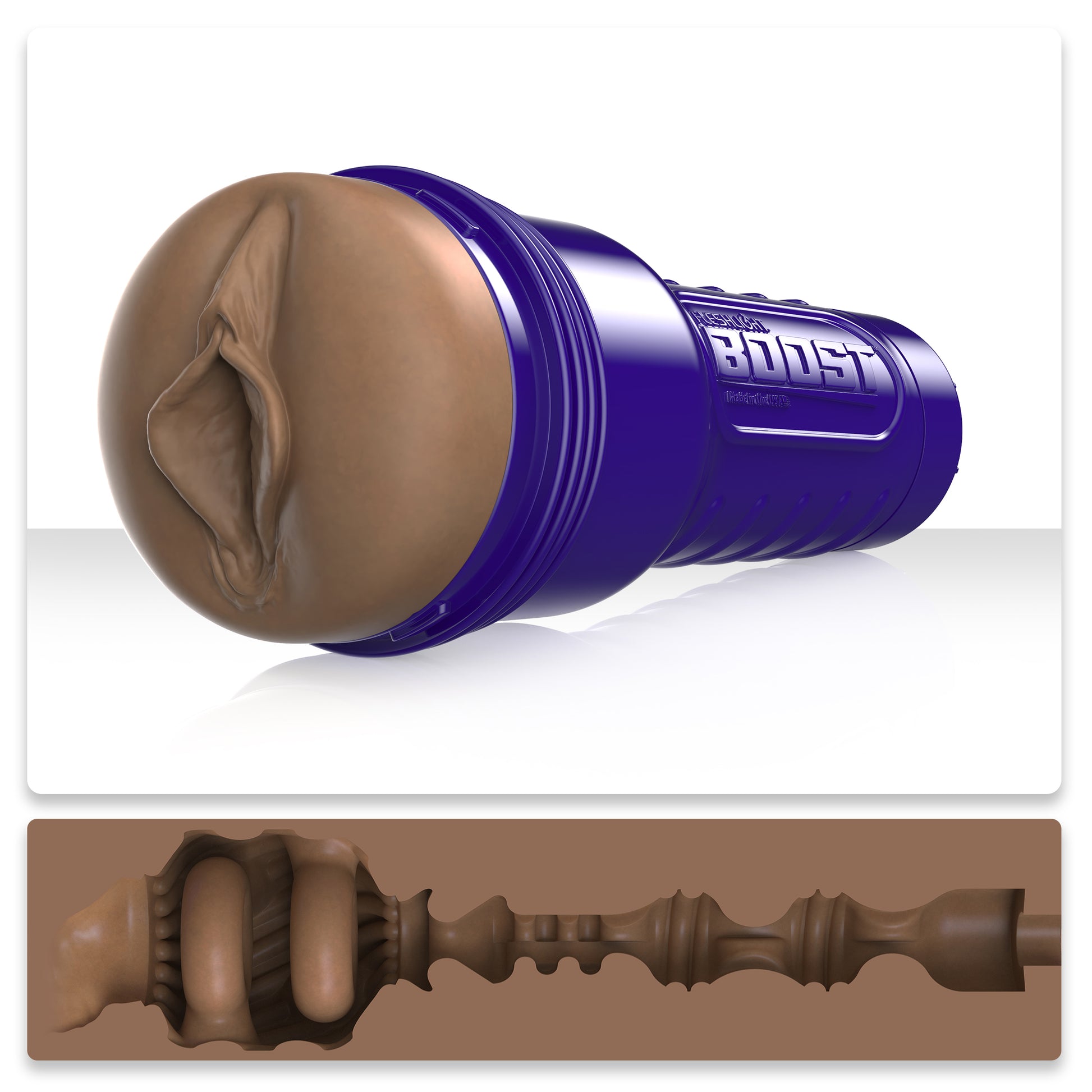 Fleshlight - Boost Bang Medium Dark Flesh - 4