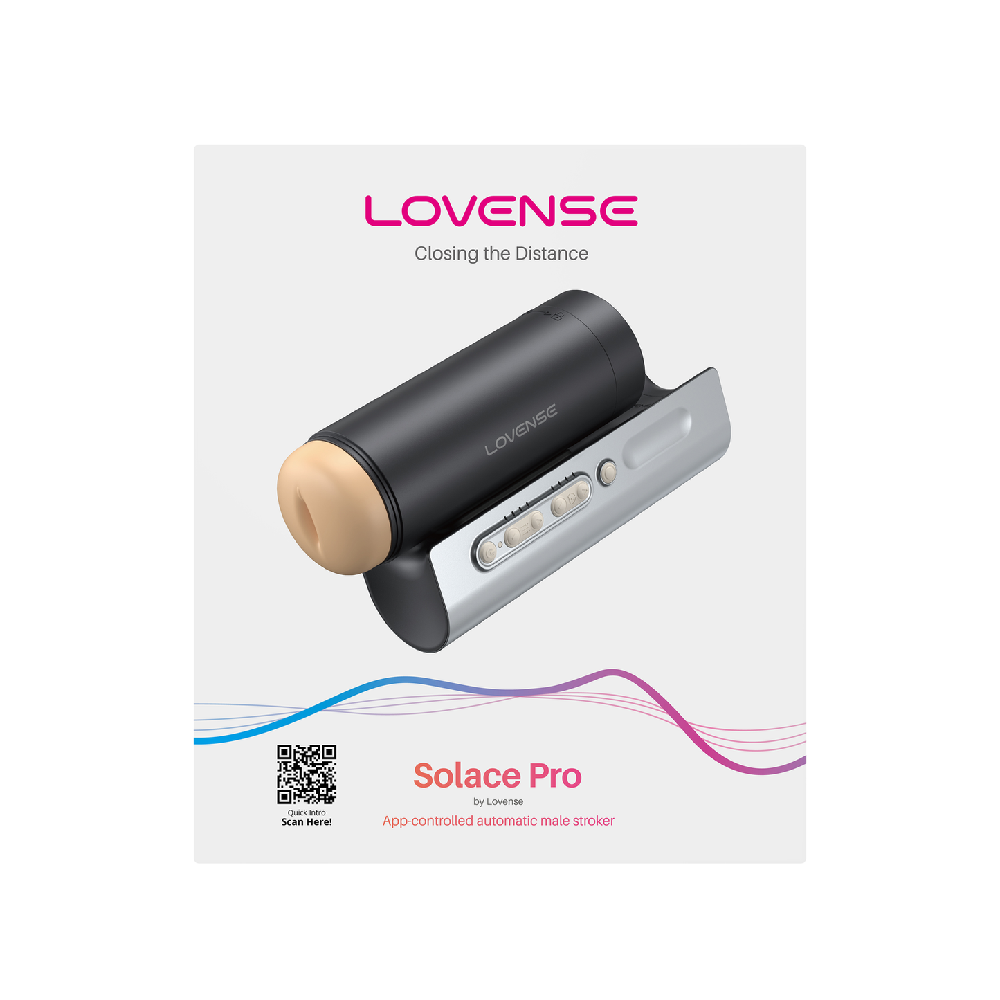 Lovense - Solace Pro Automatic Thrusting Masturbator Black - 8