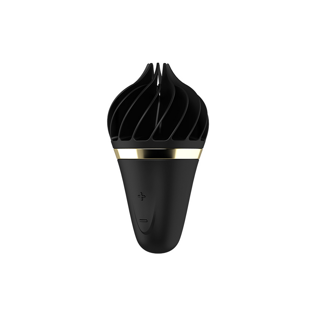 Sweet Treat - Stimulating Tongue Spinnator - Black/Gold Zwart - 0