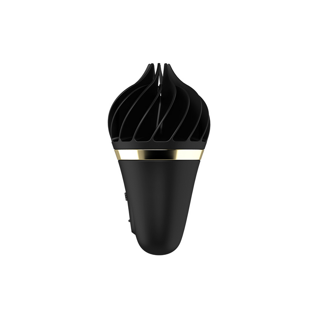 Sweet Treat - Stimulating Tongue Spinnator - Black/Gold Zwart - 1