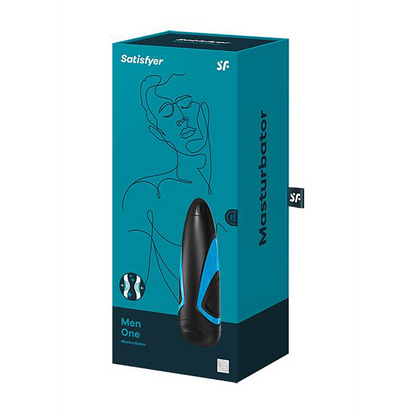 Men One - Masturbator - Black/Blue Zwart - 4