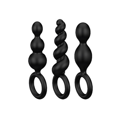 Booty Call Plugs - 3 Pieces - Black Zwart - 0