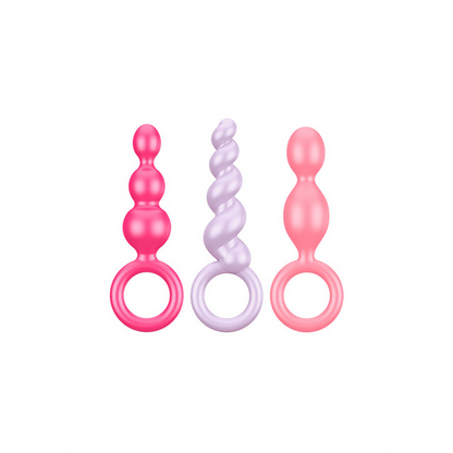 Booty Call - Butt Plug Set - Pink/Purple/Red Multikleur - 1