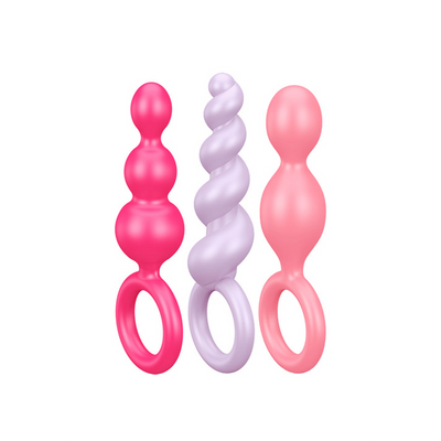 Booty Call - Butt Plug Set - Pink/Purple/Red Multikleur - 3