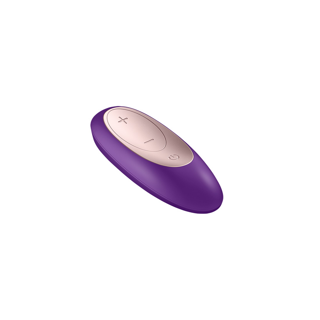 Double Plus - Remote Partner Vibrator - Purple Paars - 3