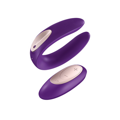 Double Plus - Remote Partner Vibrator - Purple Paars - 5