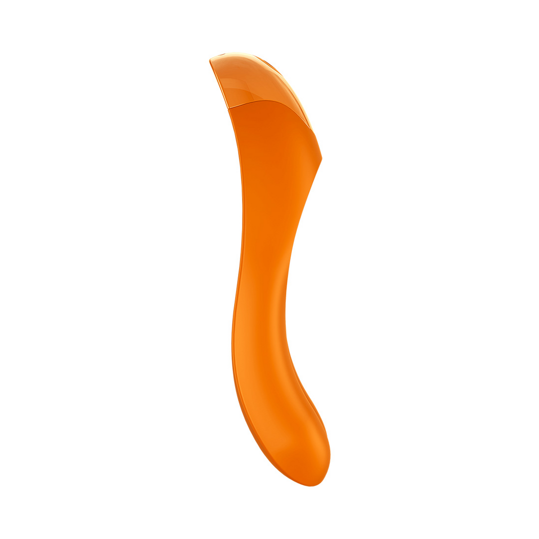 Candy Cane - Finger Vibrator for Intimate Zones - Orange Oranje - 4