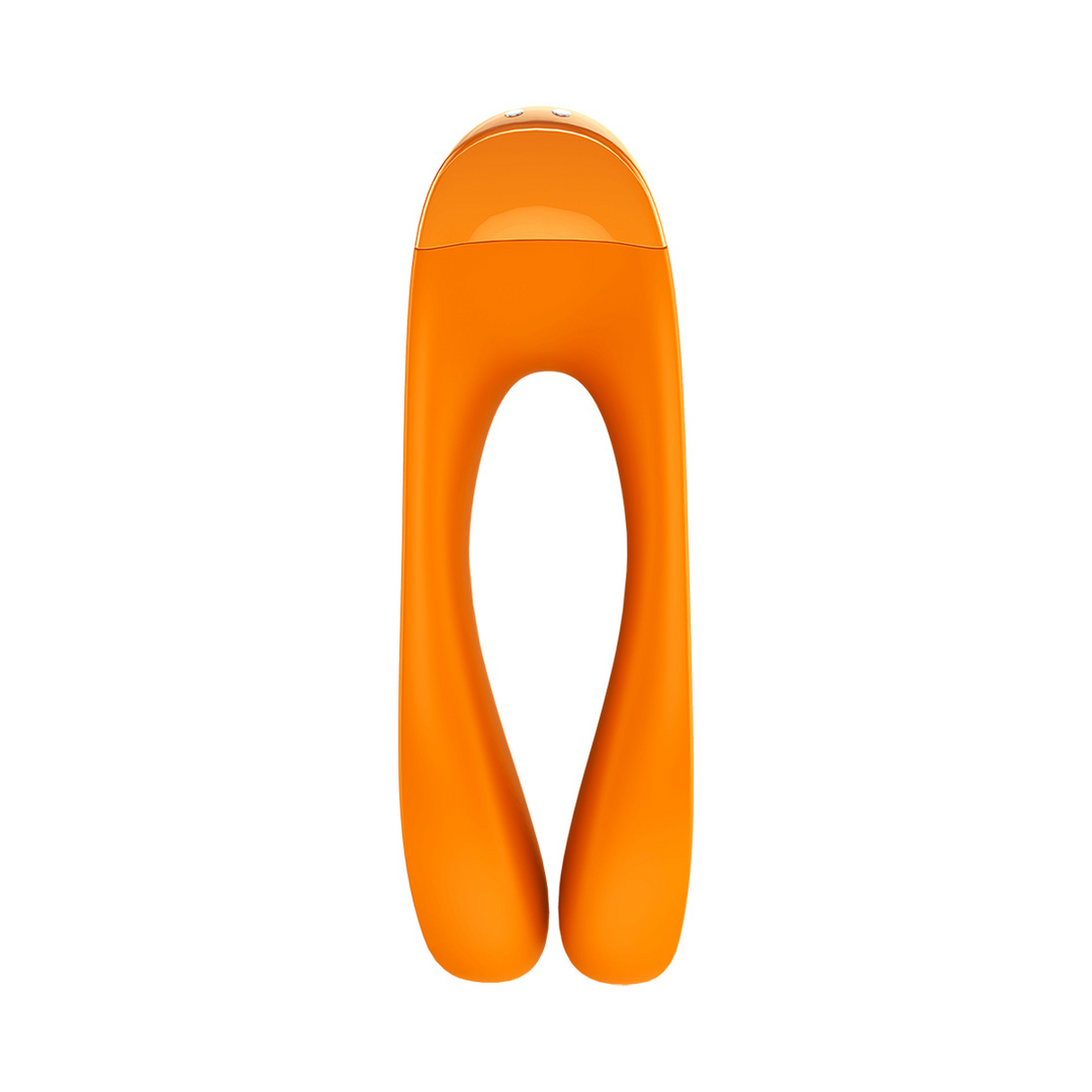 Candy Cane - Finger Vibrator for Intimate Zones - Orange Oranje - 3