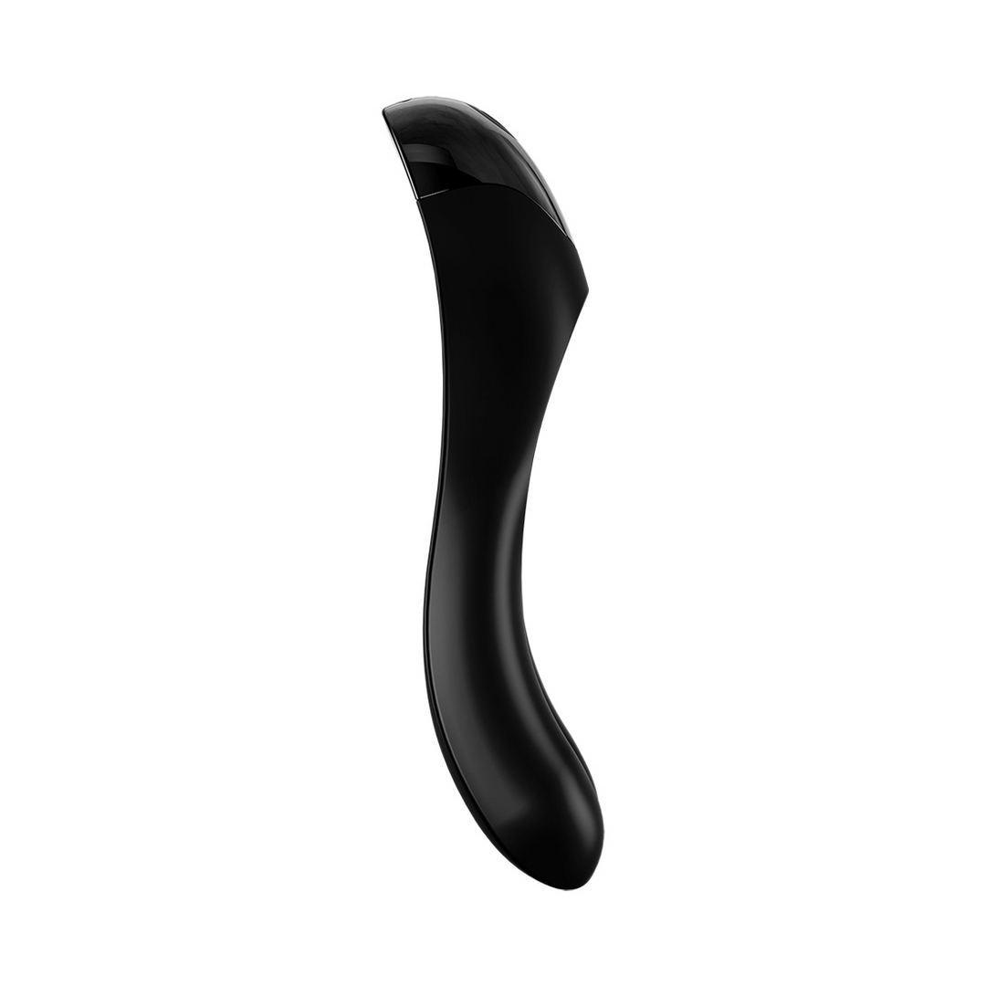 Candy Cane - Finger Vibrator for Intimate Zones - Black Zwart - 4