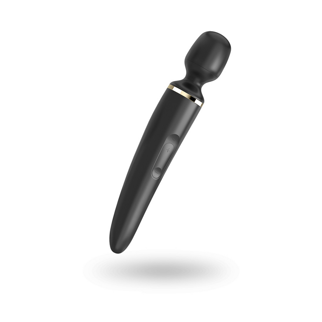 Wand-er Woman - Wand Vibrator - Black/Gold Zwart - 3