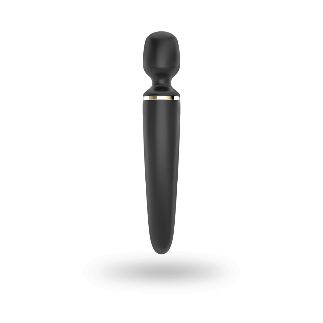 Wand-er Woman - Wand Vibrator - Black/Gold Zwart - 0