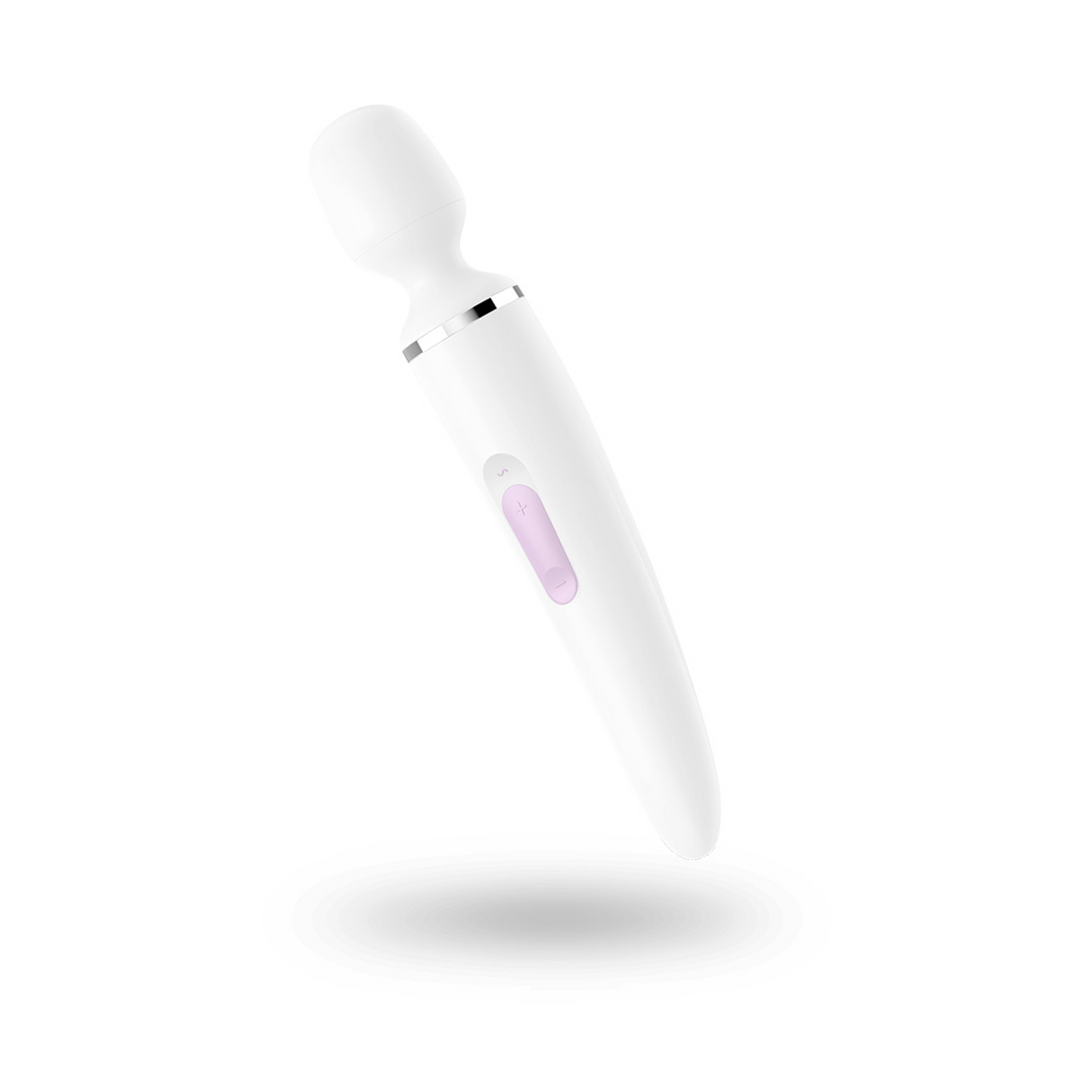 Wand-er Woman - Wand Vibrator - White/Chrome Wit - 0