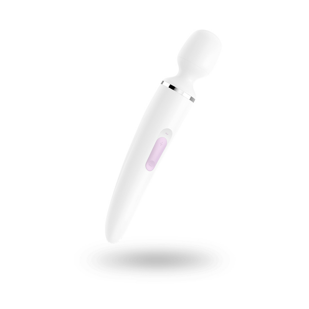 Wand-er Woman - Wand Vibrator - White/Chrome Wit - 1