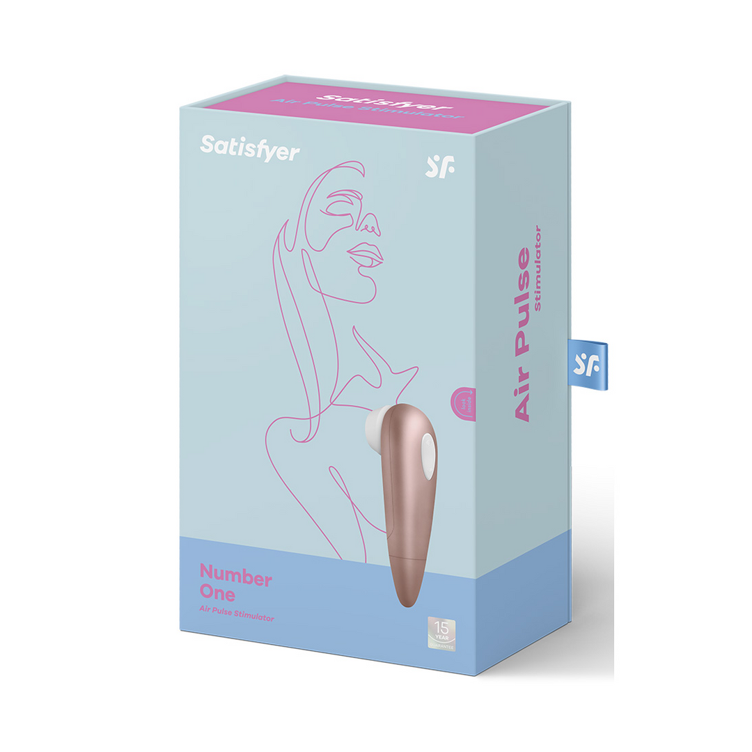 Number 1 - Air Pulse Stimulator - Light Gold Roze - 2